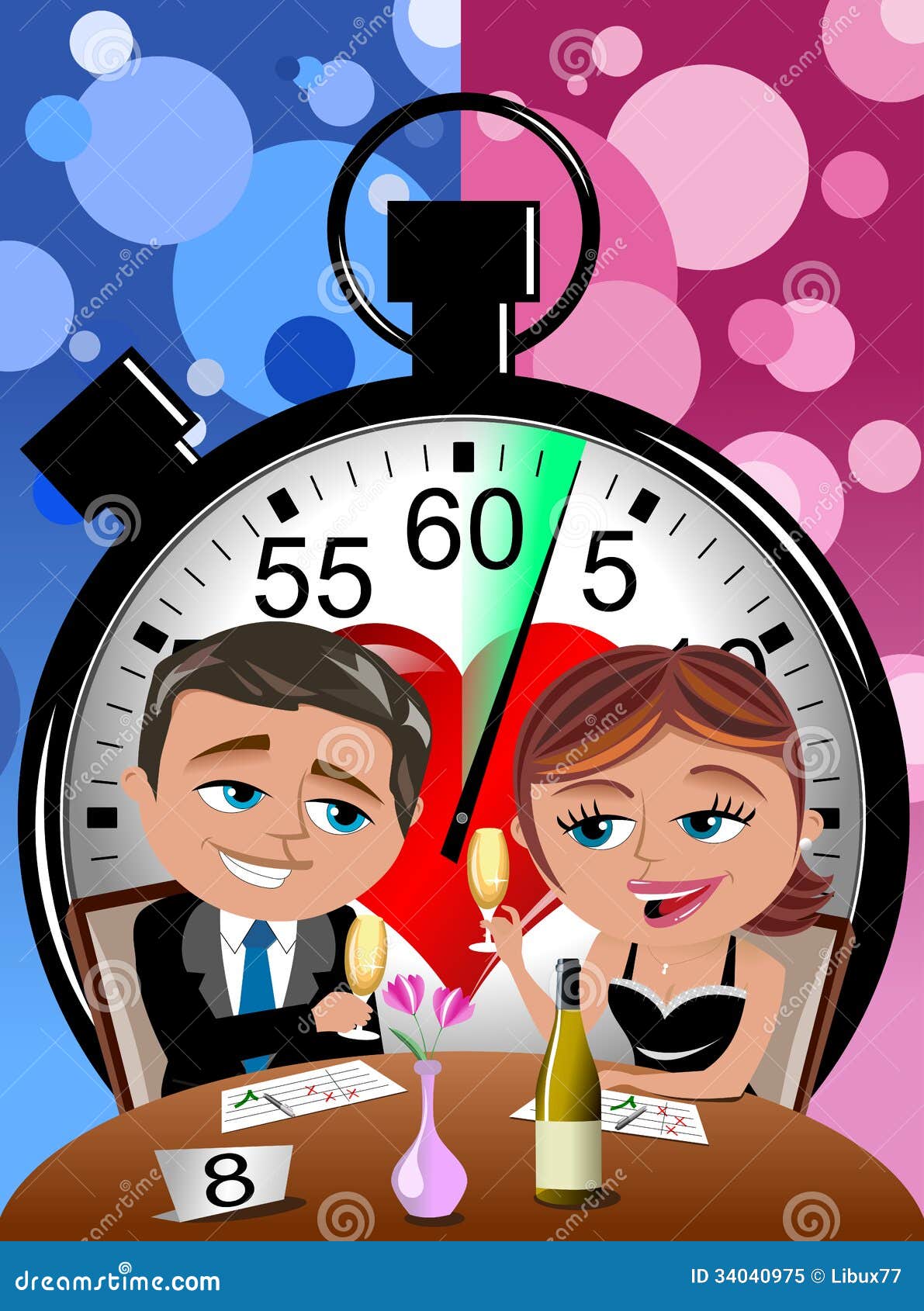 Speed dating timer online