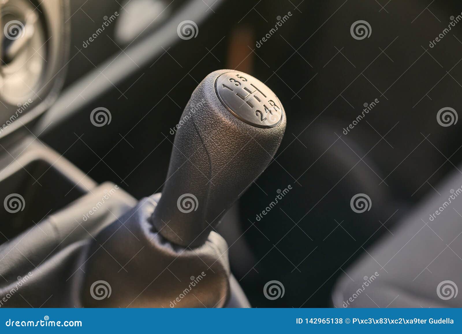 Manual gear stick stock photo. Image of automobile, closeup - 142965138