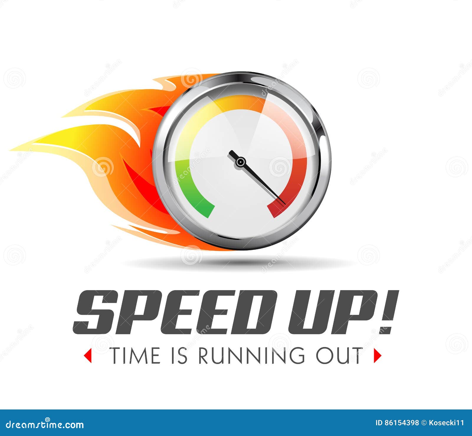 Speed Up - Business Acceleration Stock Vector - Illustration of