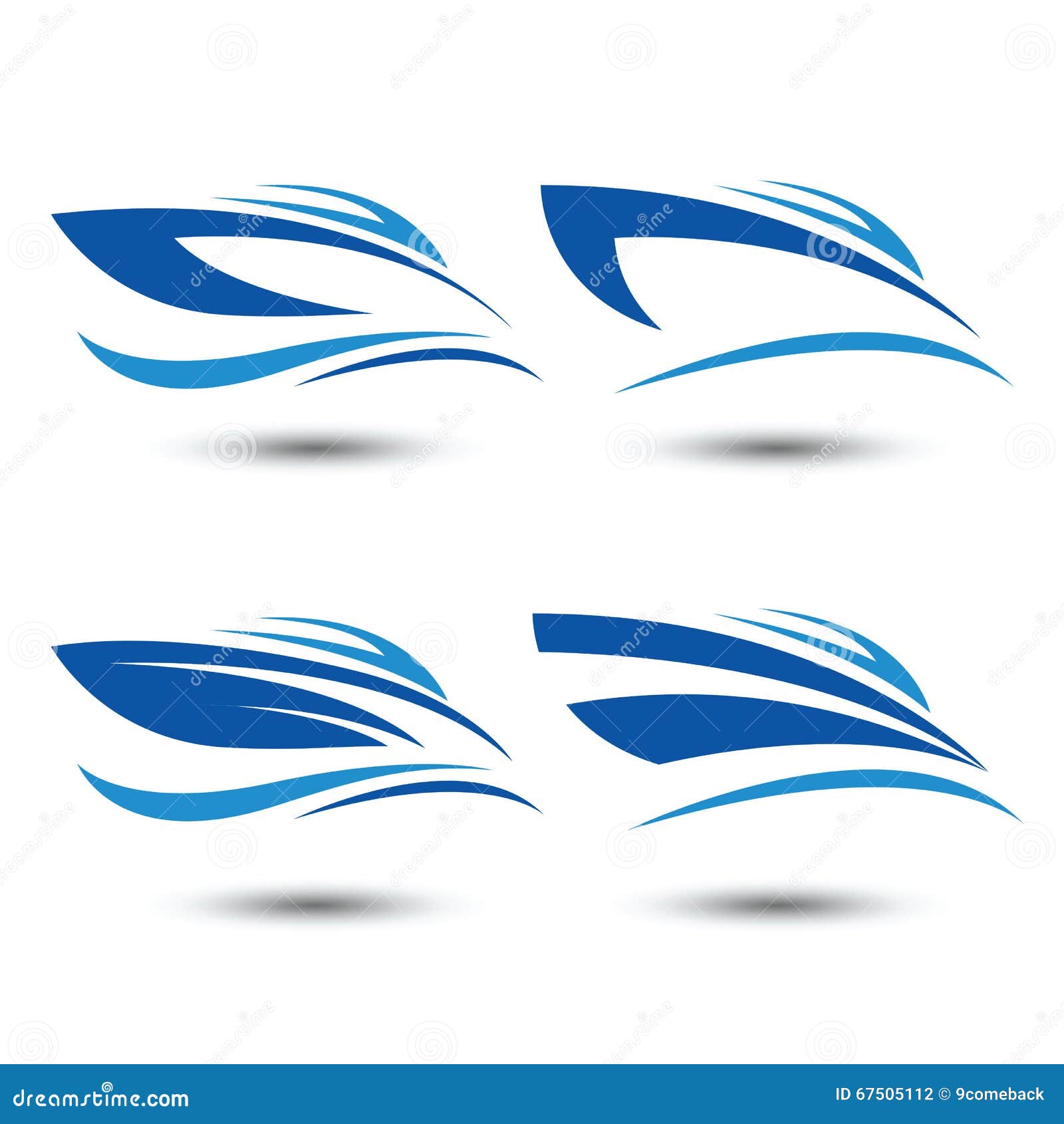 Speed boat line icon Royalty Free Vector Image