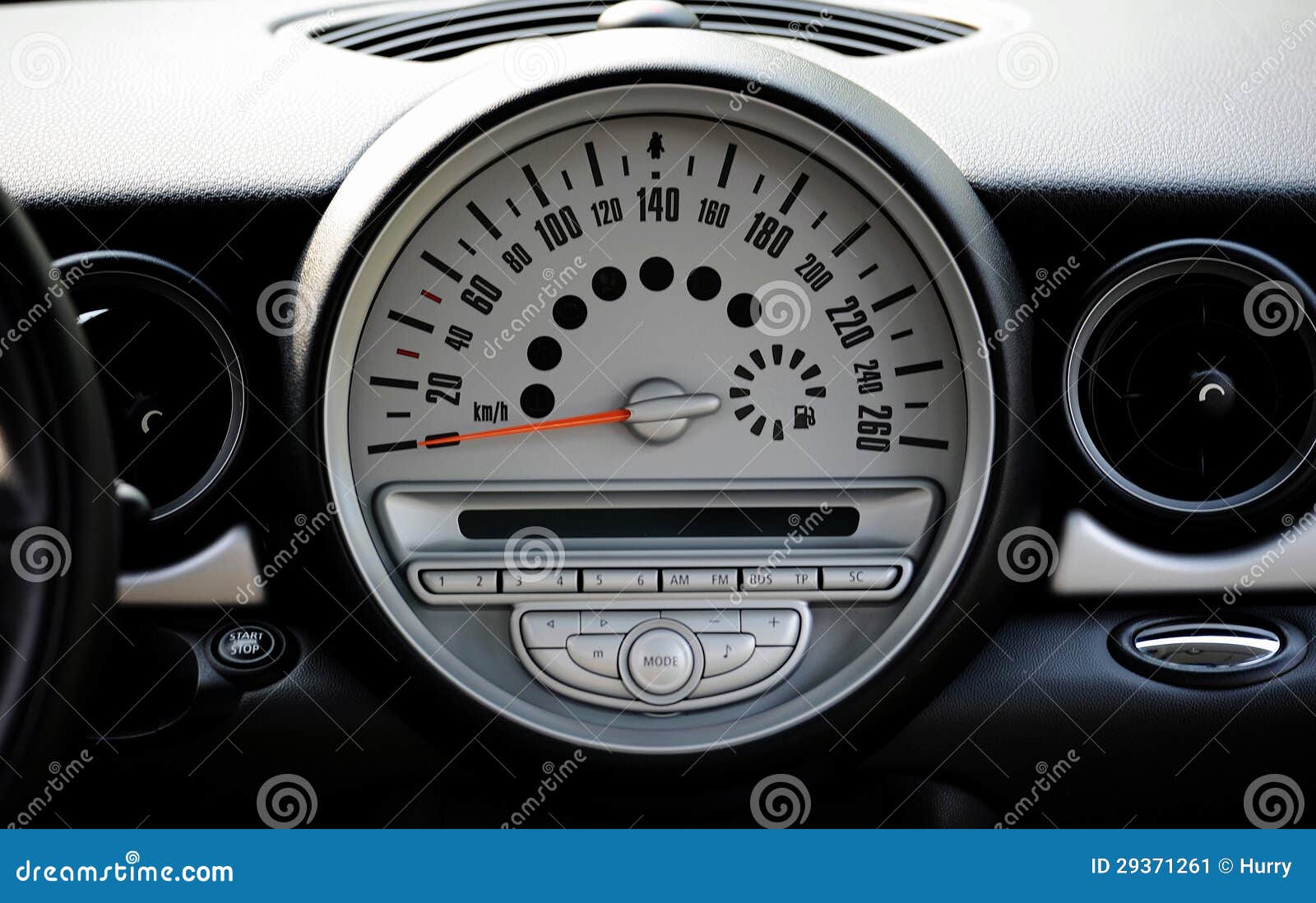 Speedometer of a car stock image. Image of panel, measure 29371261
