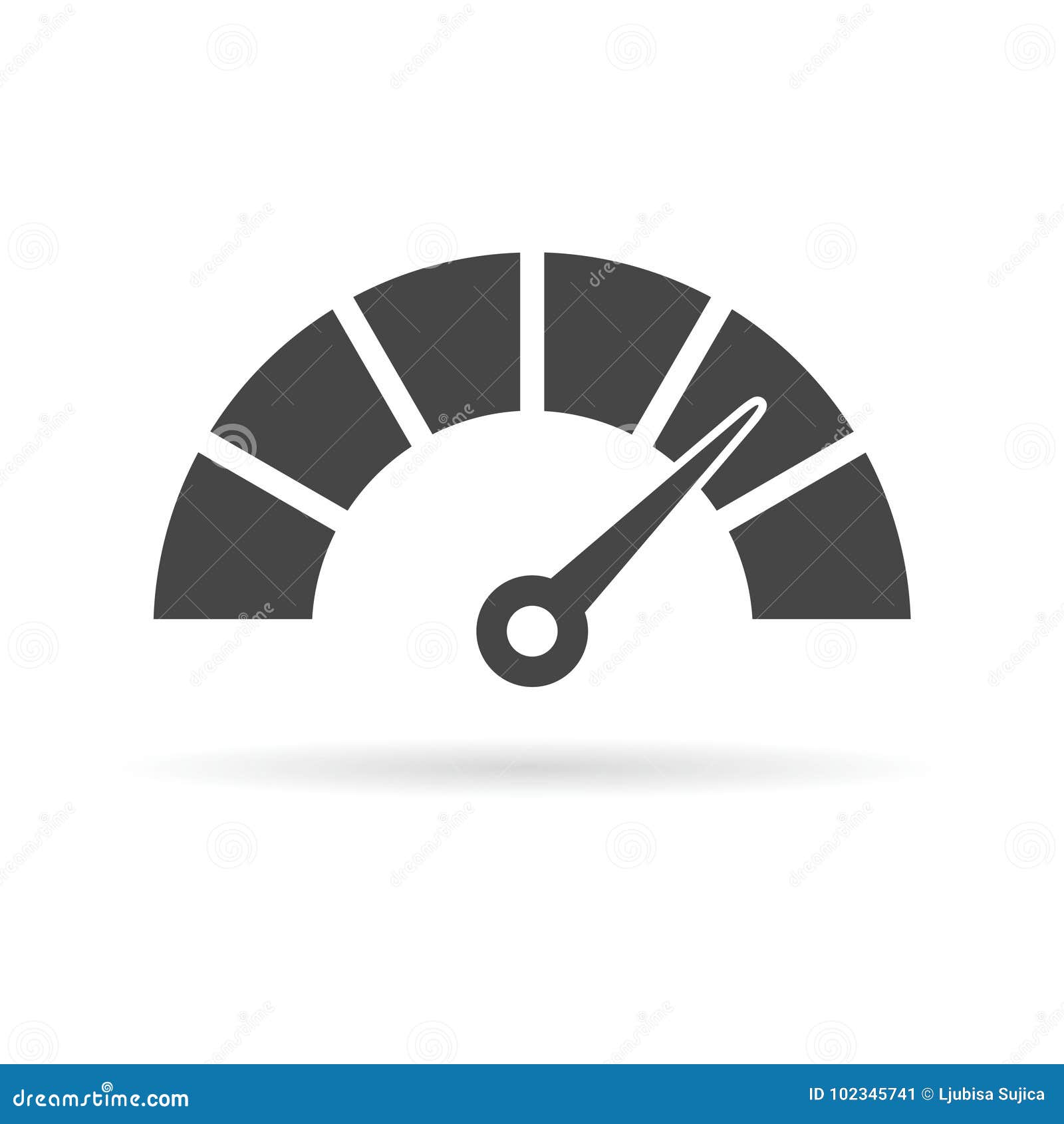 speedometer or gauge icon