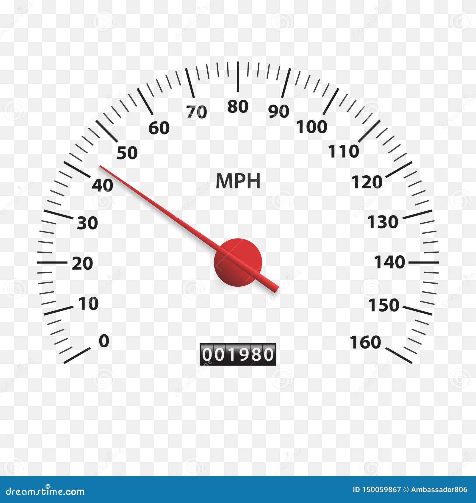Speedometer Measuring Scale. Speed Test, Download, Loading Interface