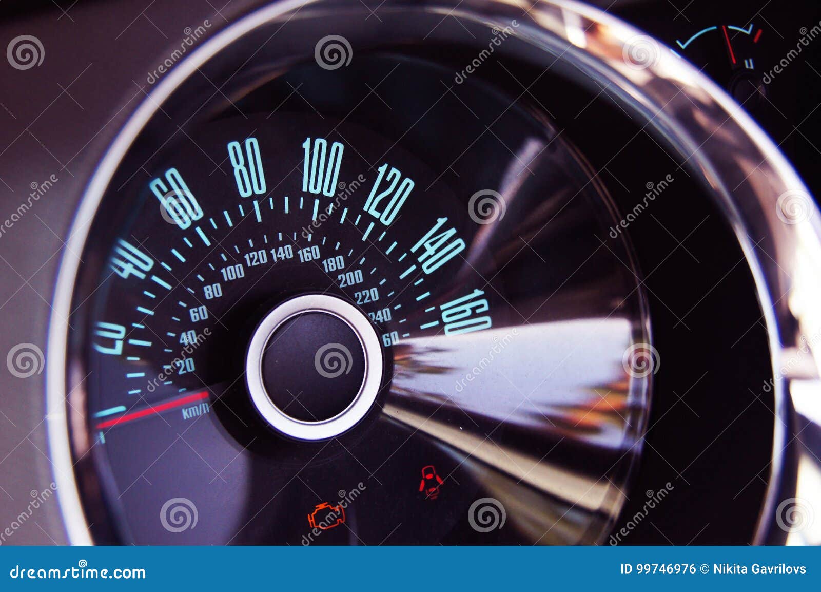 Speedometer stock photo. Image of luxurycar, carspeed 99746976