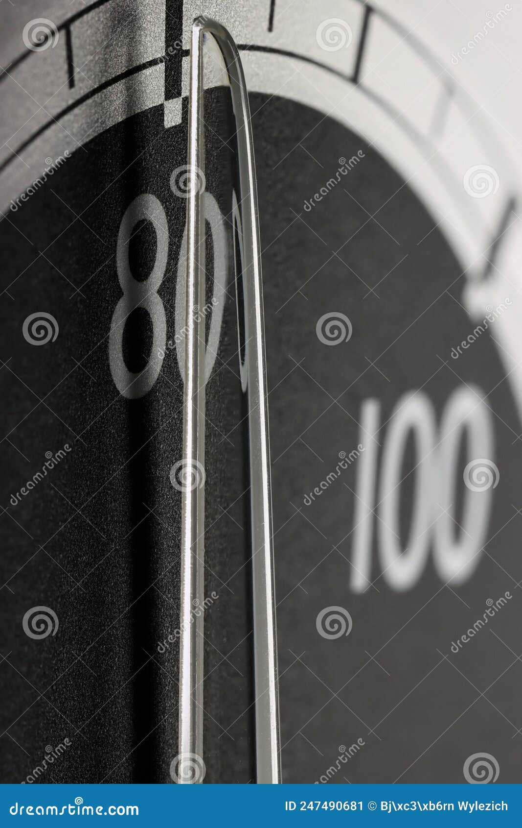 Speedometer of a truck stock image. Image of eighty 247490681