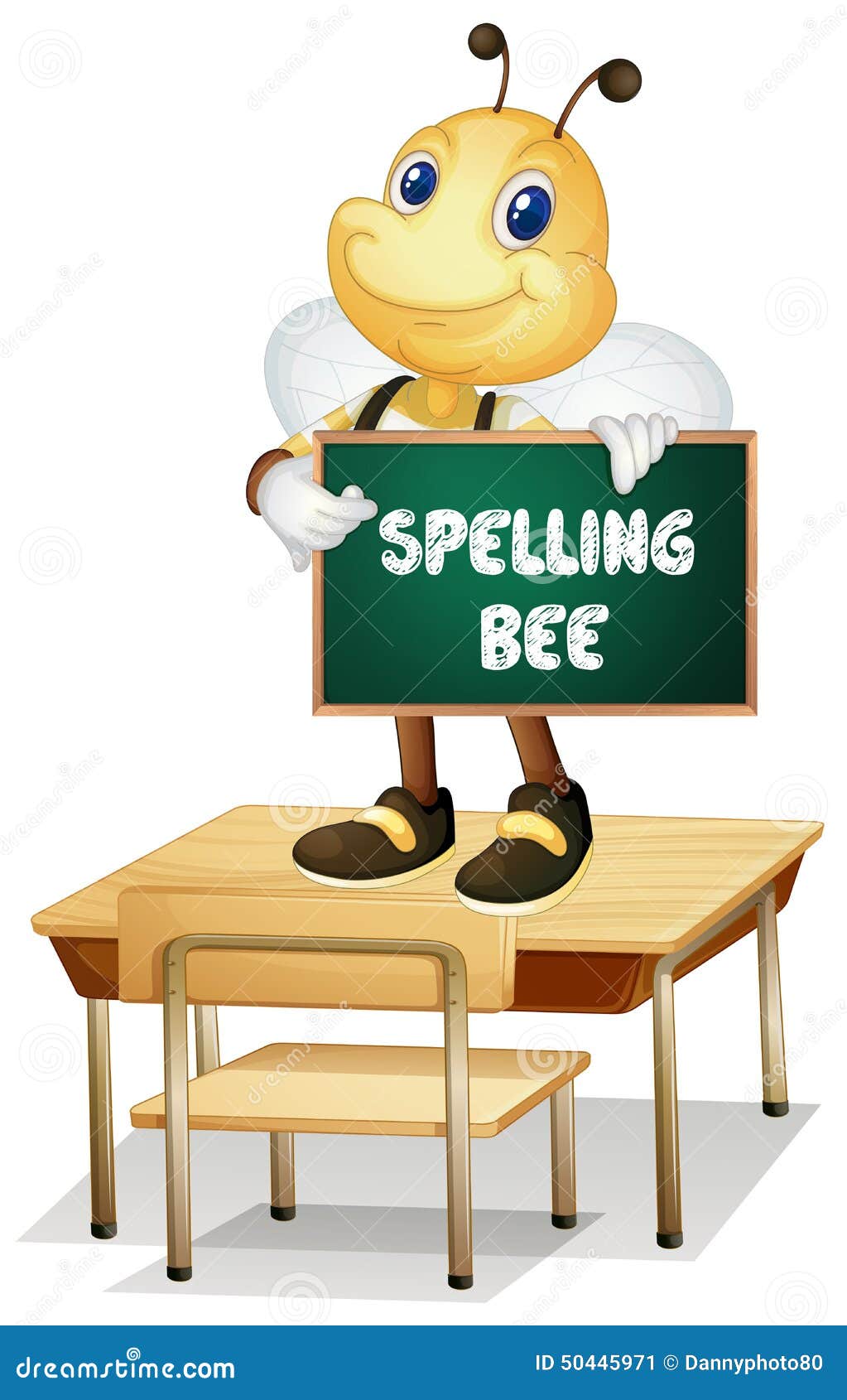 Spelling bee stock illustration. Illustration of creature - 50445971