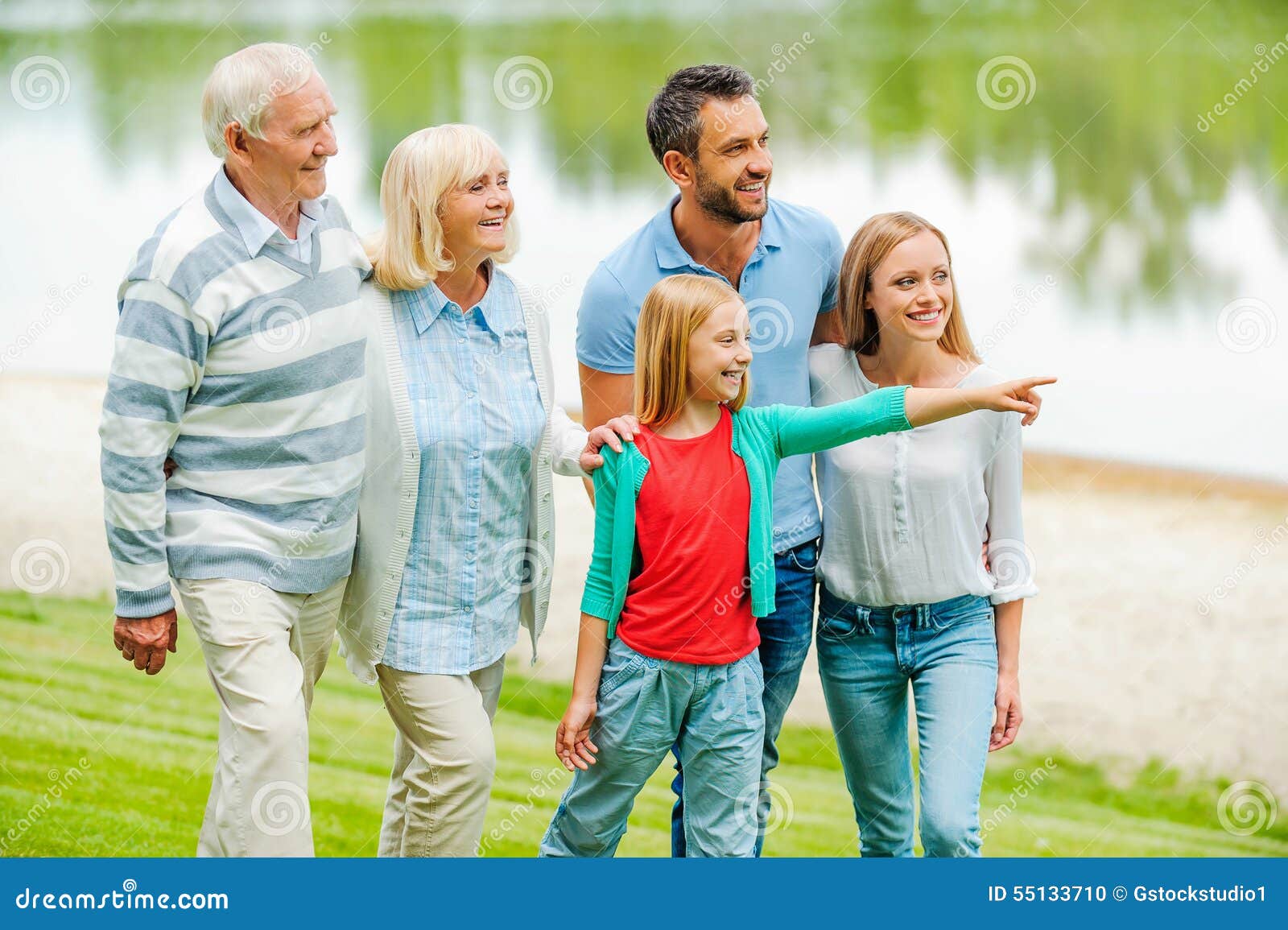 Spending Quality Time with Family. Stock Photo - Image of married