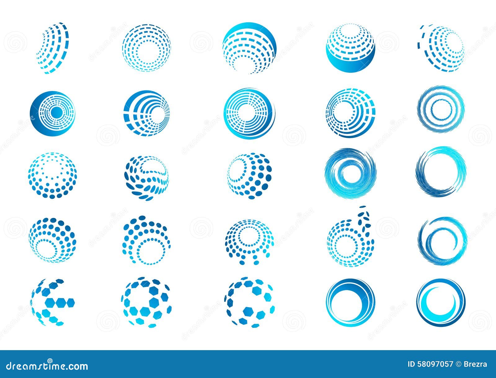 sphere, logo, globe, wave, circle, round, technologogy, world   icon set