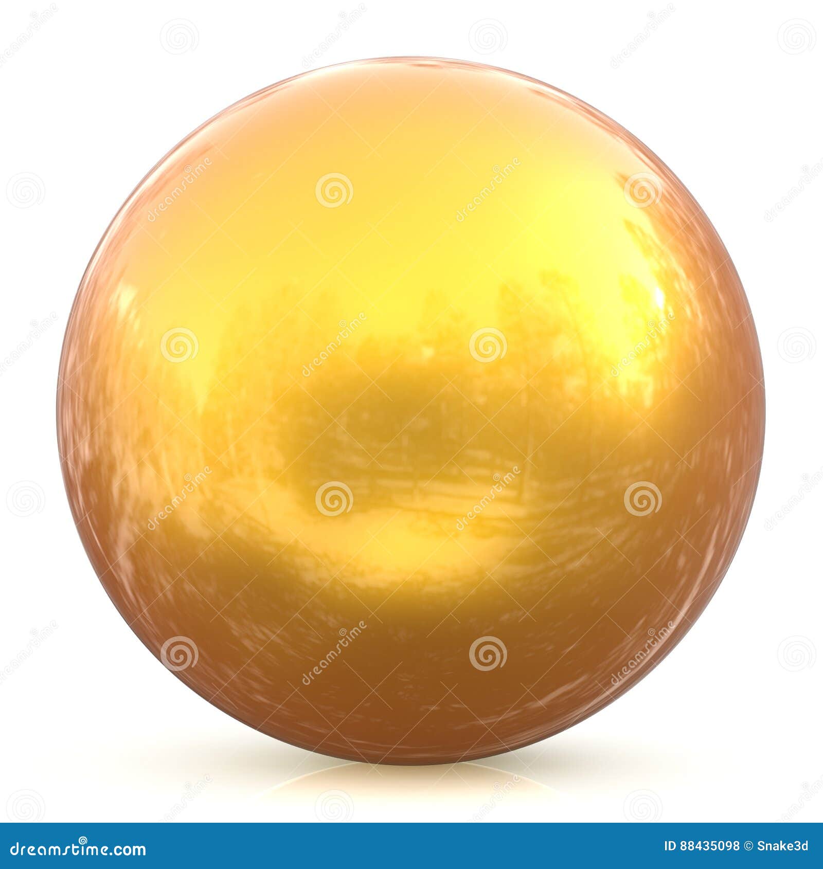 Sphere Round Button Yellow Sunny Golden Ball Basic Circle Drop Stock ...