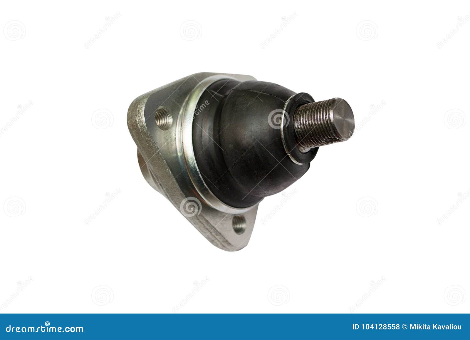 Spherical Joint. Isolated on the Stock Photo Image of bearing