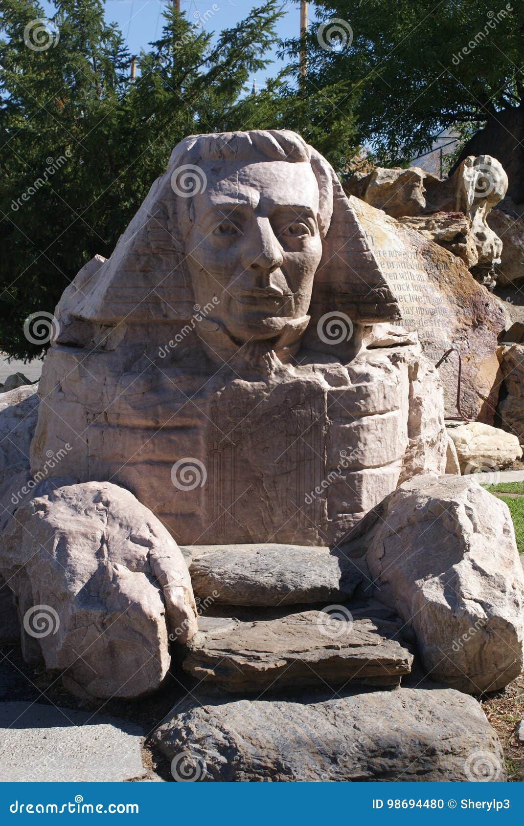 The Sphinx At Gilgal Sculpture Garden Editorial Image Image Of