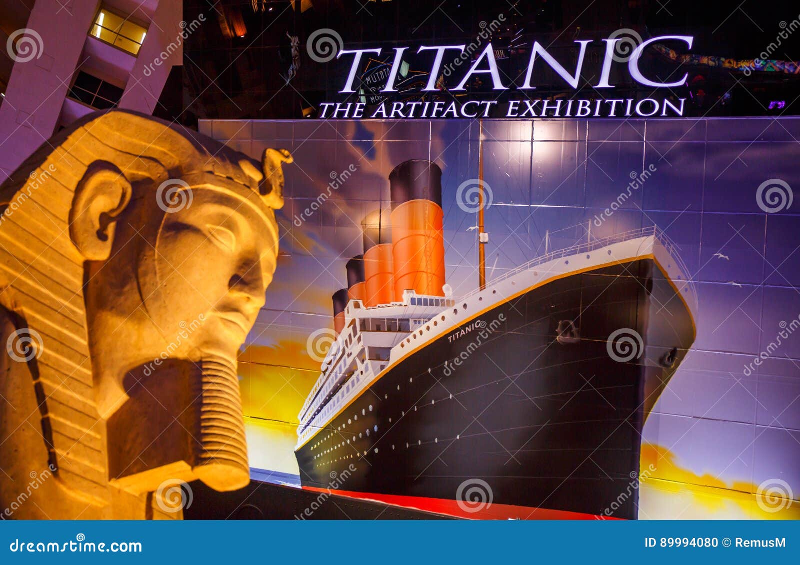 Titanic the Artifact Exhibition. Las Vegas. Editorial Image - Image of  sphinx, people: 89994080