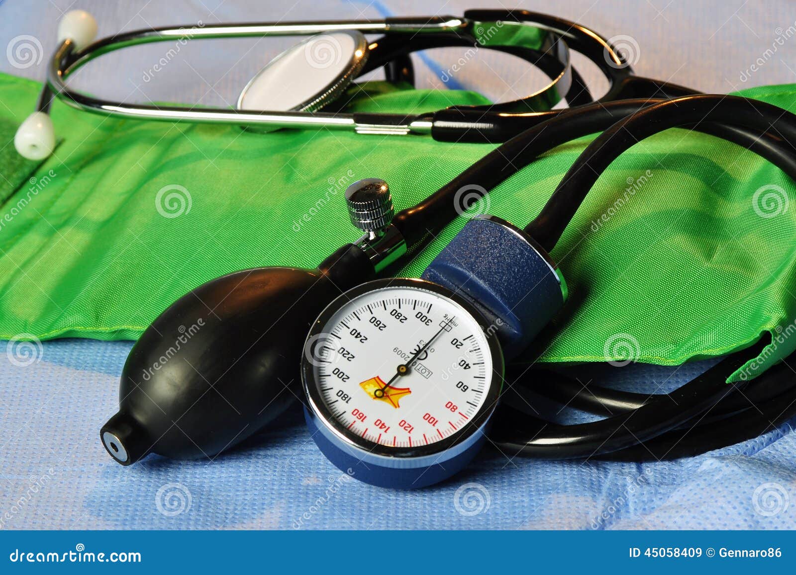 Sphygmomanometer stock image. Image of medical, diagnostic 45058409