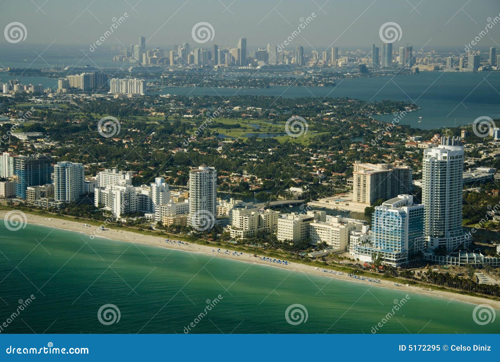 Rive di Miami immagine stock. Immagine di oceano, cieli 5172295