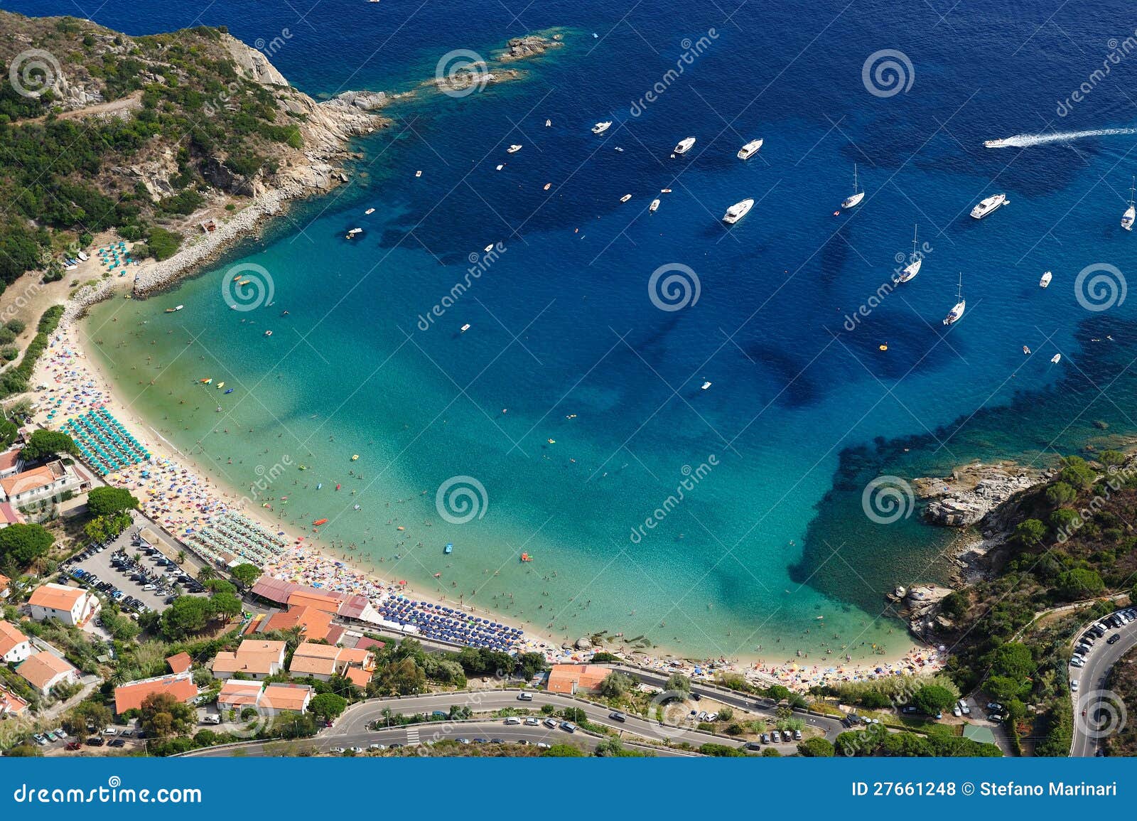 Spiaggia Di Delba Cavoli Di Isola Fotografia Stock