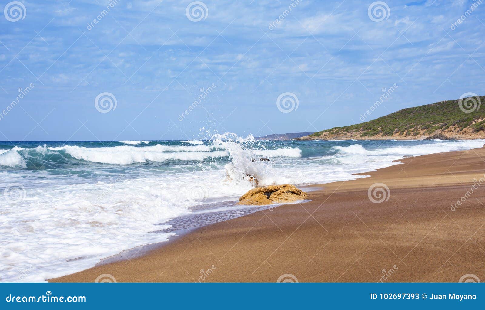 spiaggia di piscinas beach in sardinia, italy