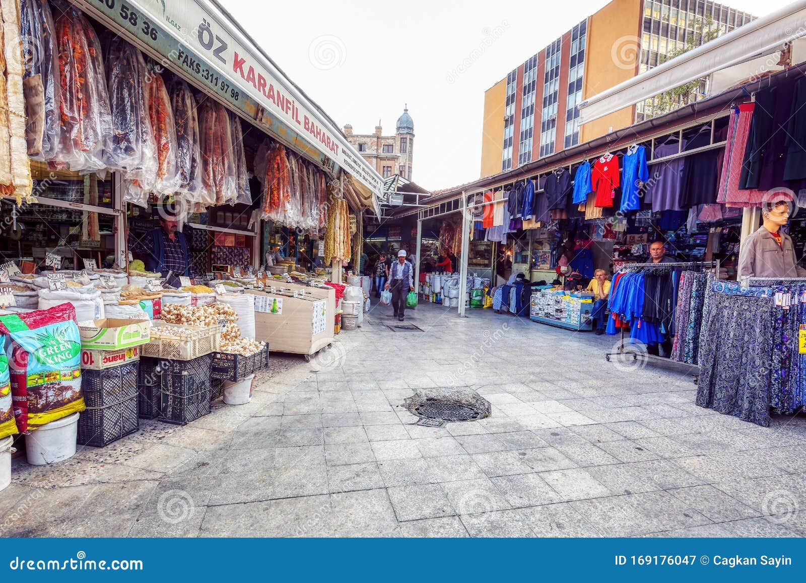 spice and clothing stores with salespeople at the bazaar in ulus ankara turkey editorial photography image of fashion salespeople 169176047