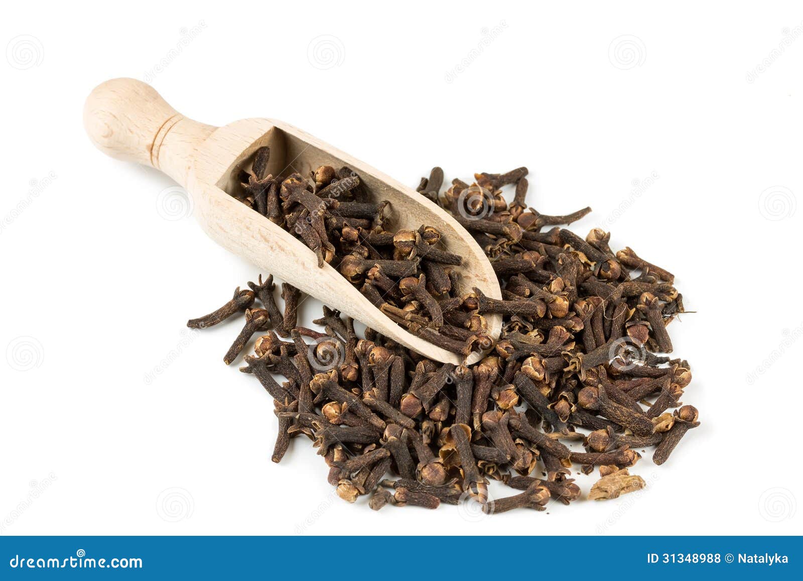 Spice clove spice in spoon stock photo. Image of seasoning 31348988