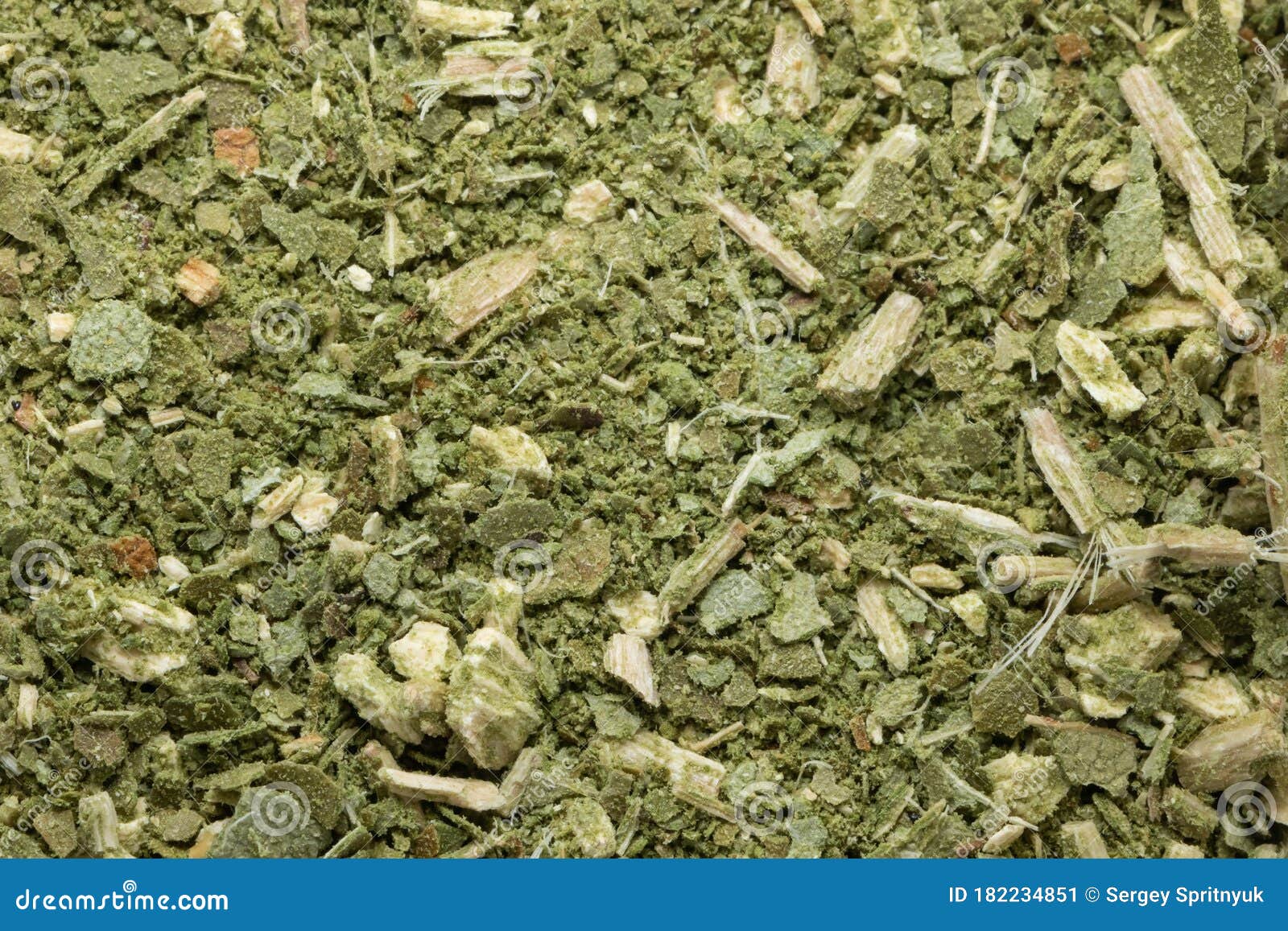 Spice. Dried and Crushed Horseradish Leaves Stock Image Image of