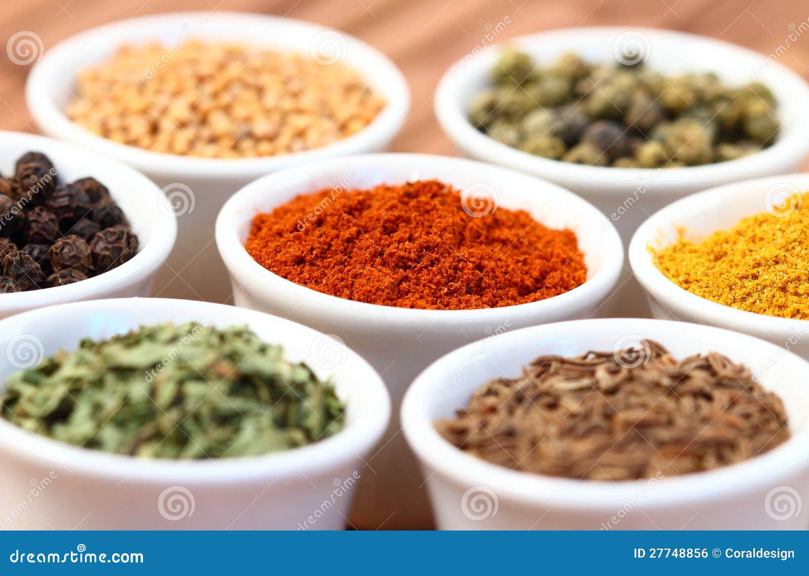 Spice pots stock photo. Image of paprika, powdered, chili 27748856