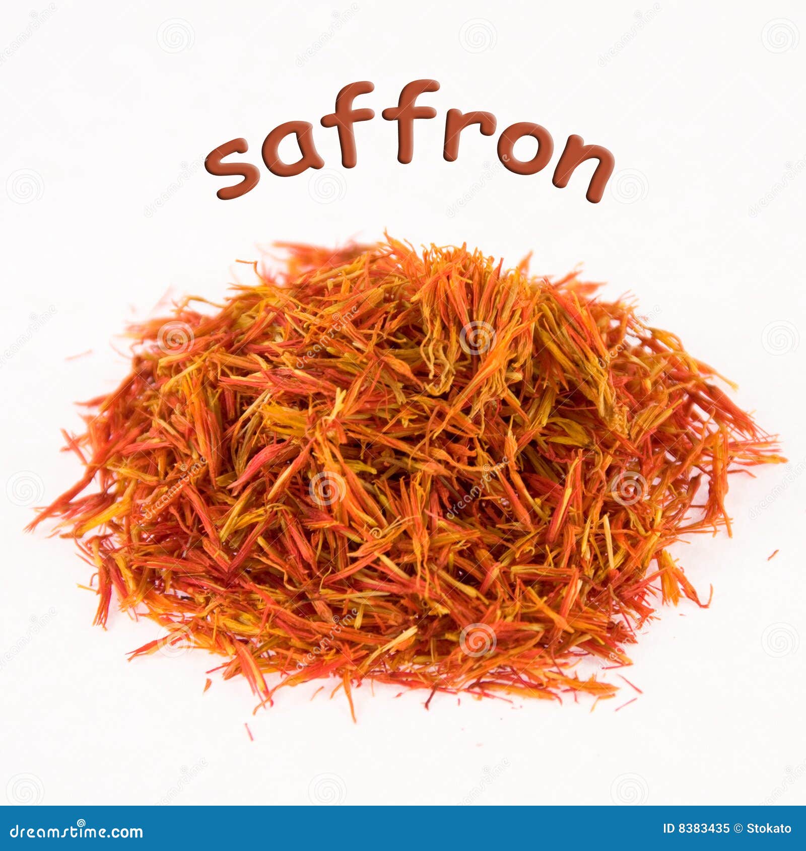 Spice saffron stock image. Image of brown, food, coriander 8383435