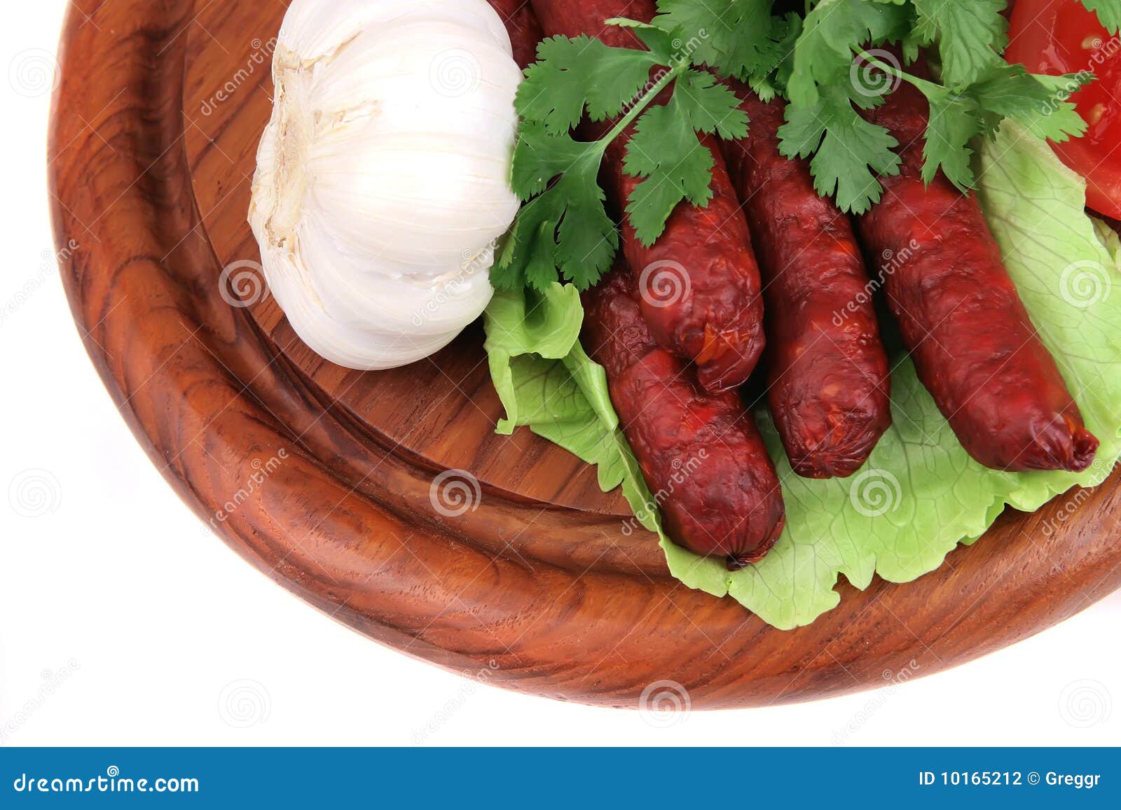 Spice Sausages Ready To Eat Stock Photo Image of color, beef 10165212