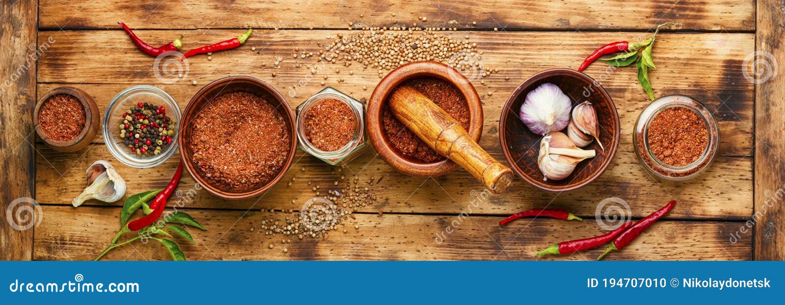 Dry adjika seasoning stock photo. Image of natural, aroma 194707010