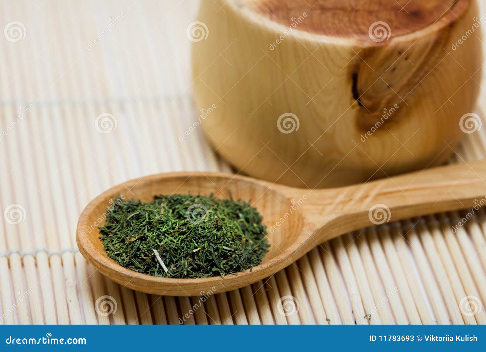 Spice of thyme in spoon stock image. Image of dining 11783693