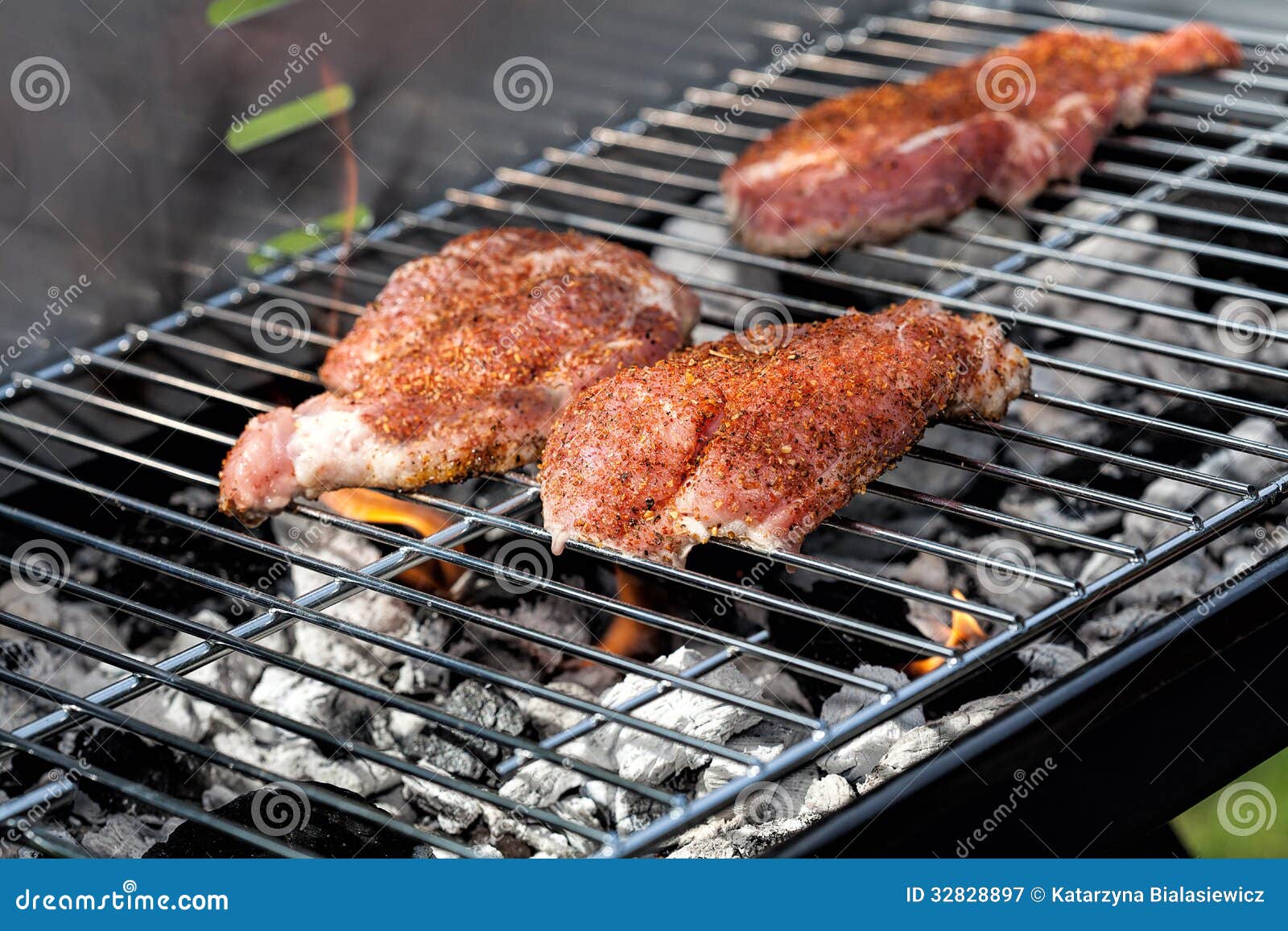 Spiced meat stock image. Image of edible, food, fresh 32828897
