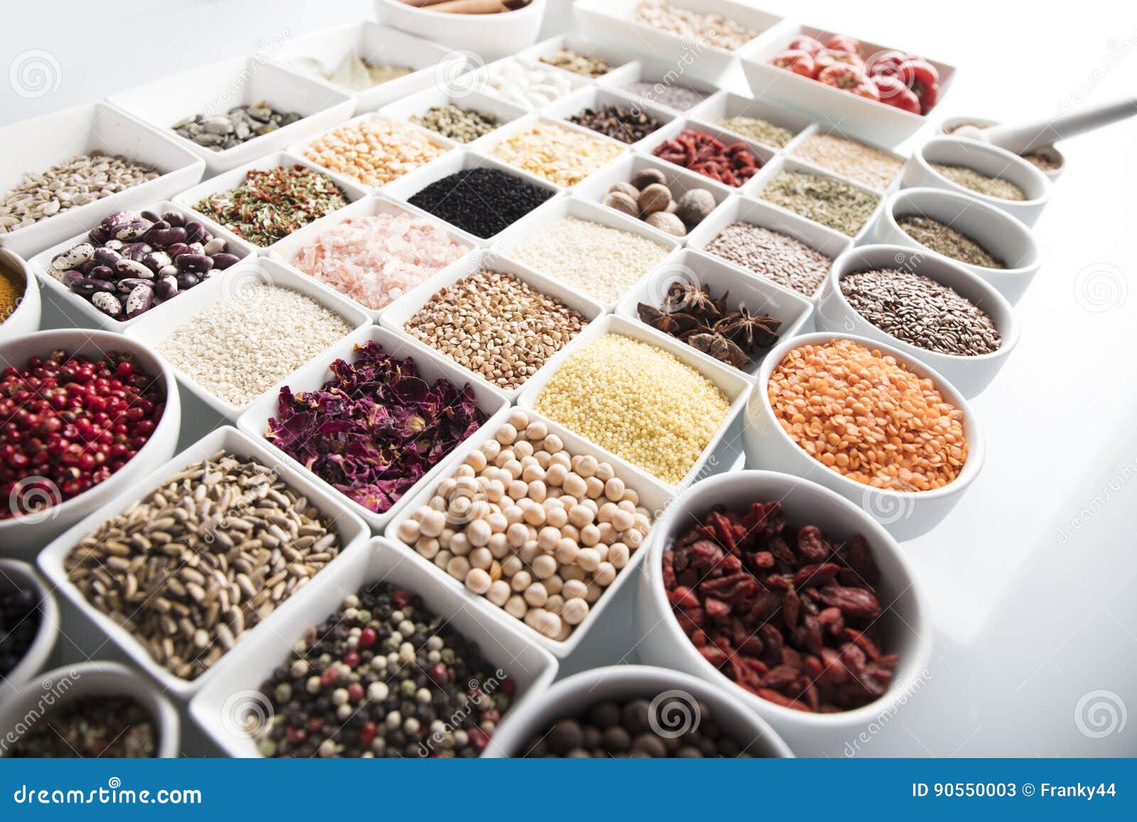 Spices And Leguminous Vegetable Theme. Stock Image Image of chickpea