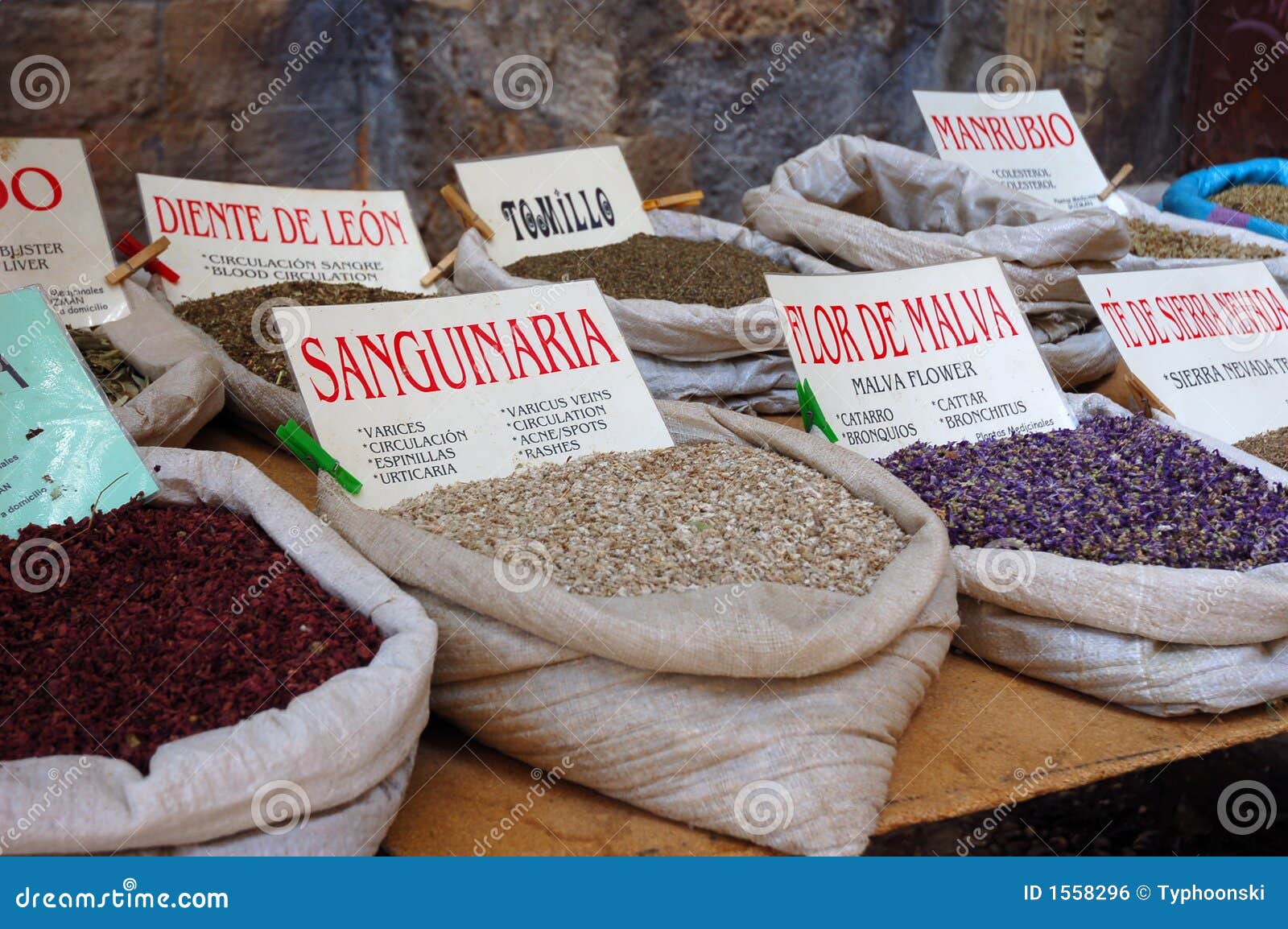 Spices at the Oriental Market Stock Photo Image of granada, aromatic