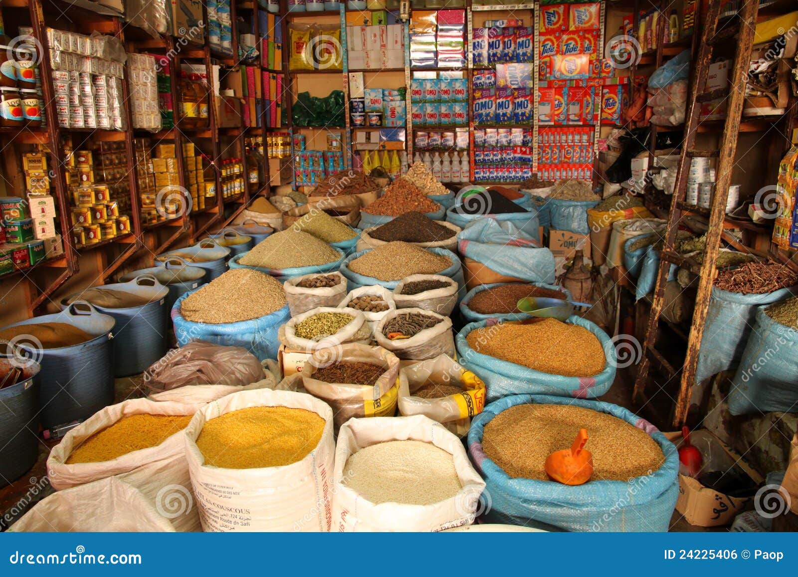 Spices for sale editorial photo. Image of cuisine, berber 24225406