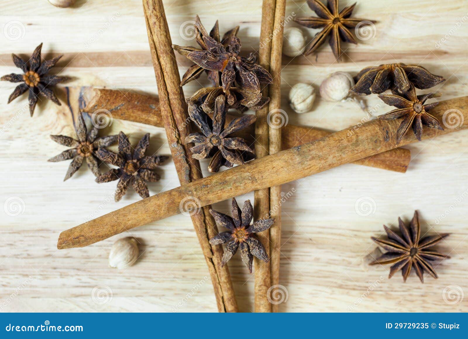 Cinnamon, Cardamon, Star Anise Stock Image Image of natural, badian