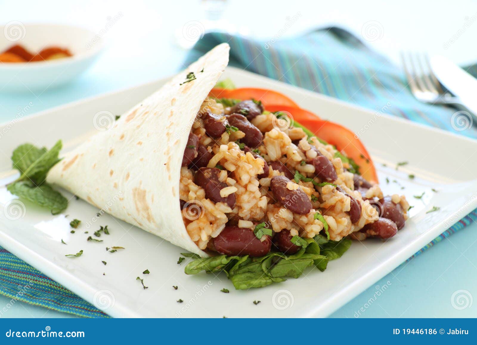 Spicy Beef Tortilla stock photo. Image of cuisine, nourishment 19446186