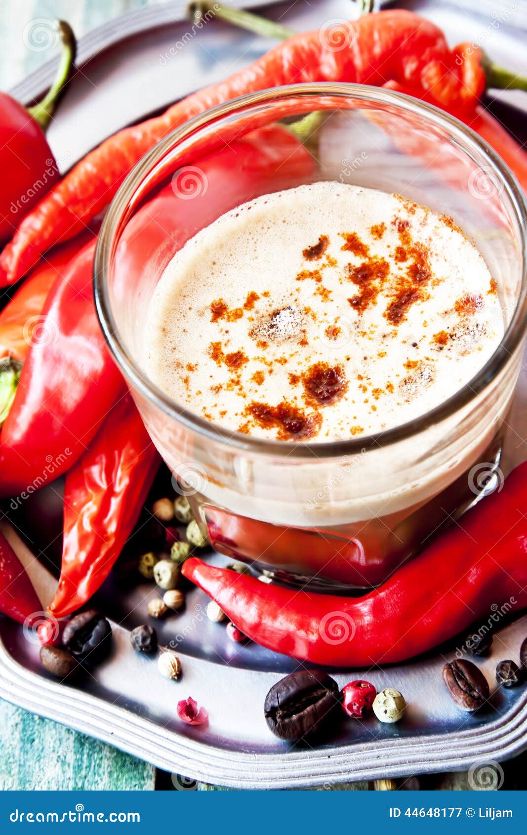 spicy coffee with chili peppers stock image image of spicy coffee with chili peppers stock image image of