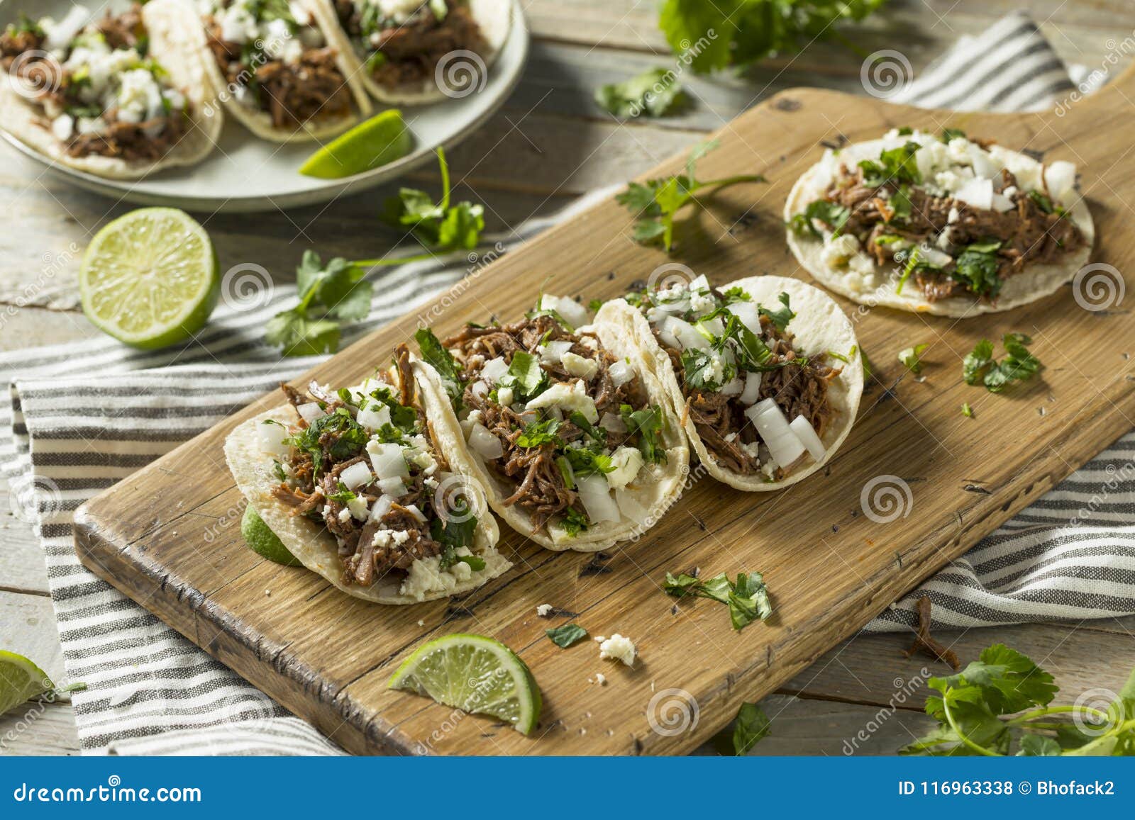 spicy homemade beef barbacoa tacos