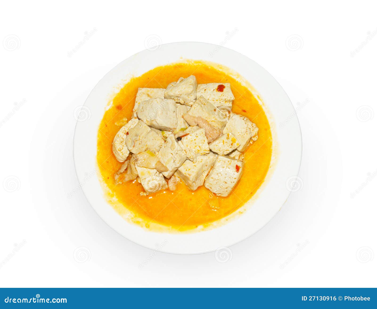 Spicy hot bean curd stock photo. Image of dinner, tofu 27130916