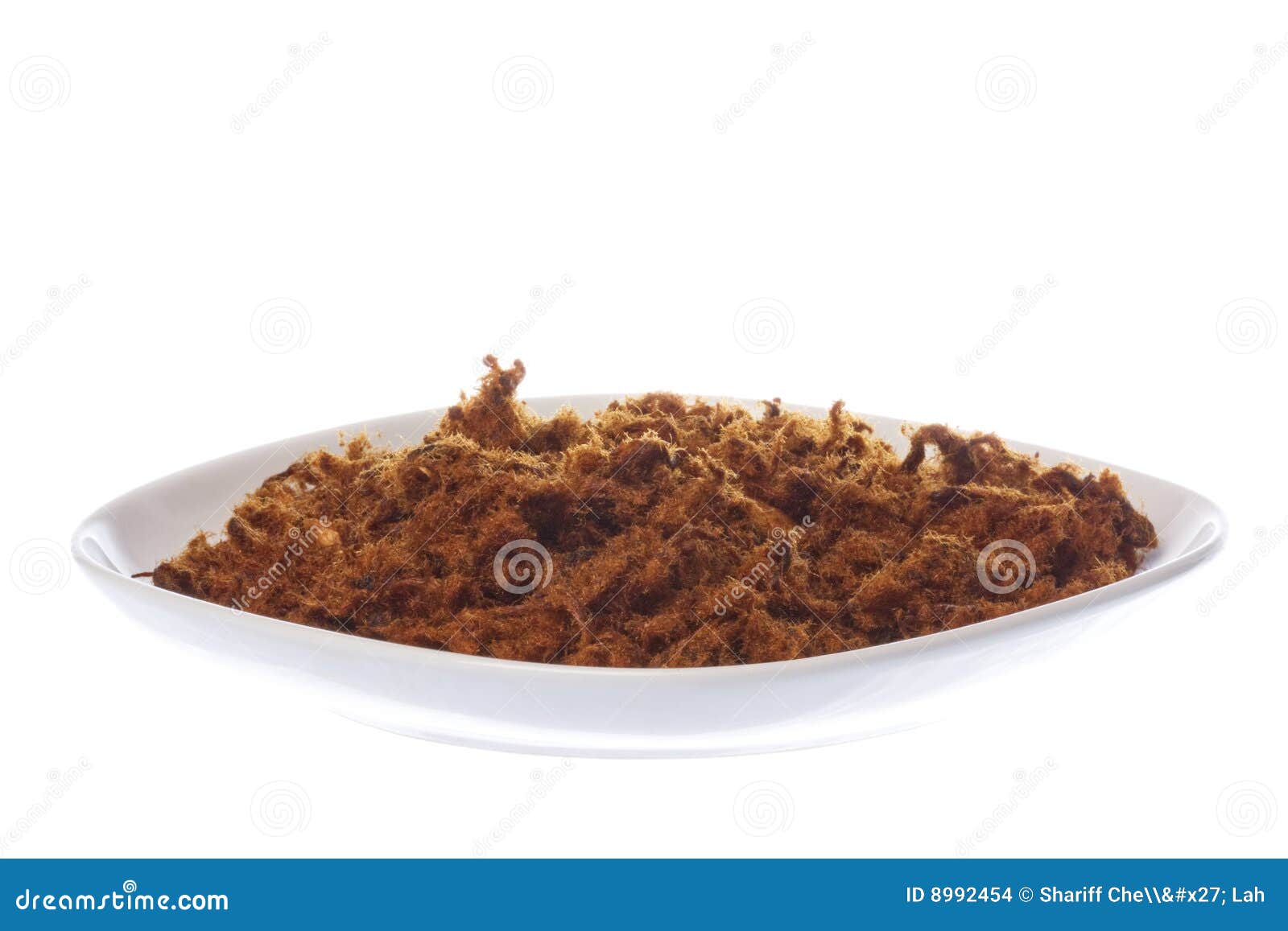 Spicy Indonesian Beef Floss Stock Photo Image of spice, isolated 8992454