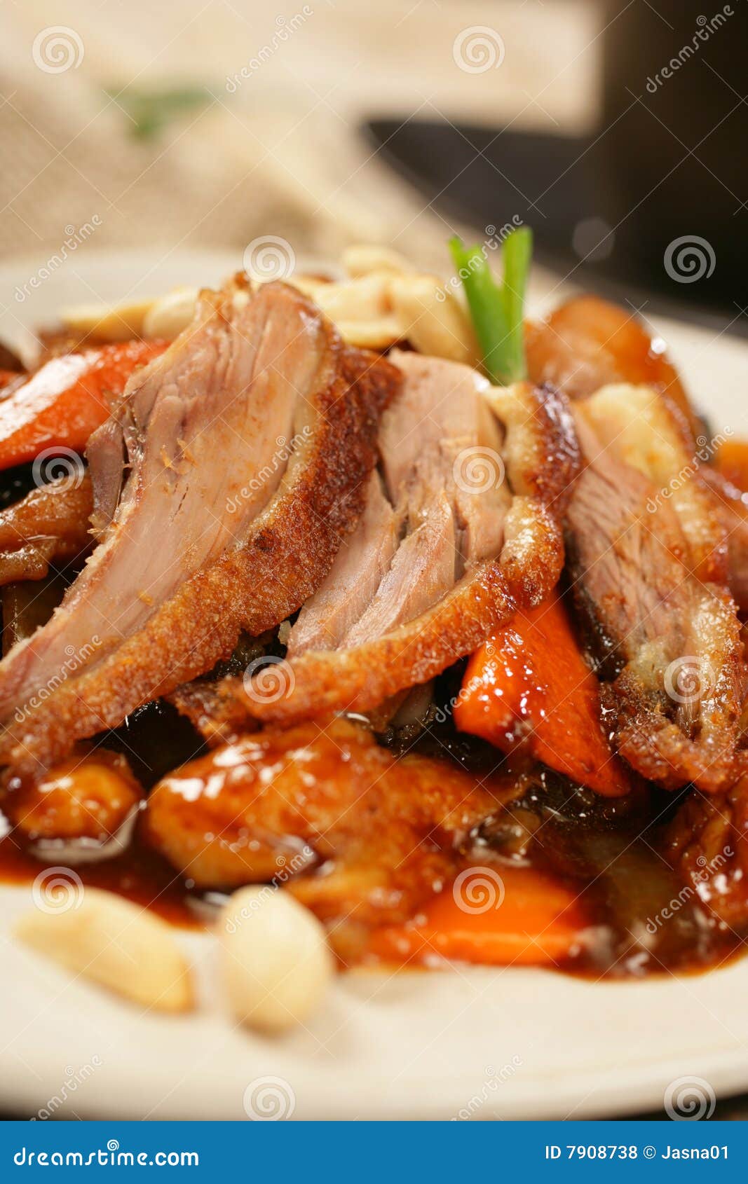 Spicy Pork Roast with Peanuts Stock Photo Image of asiatic, peanut