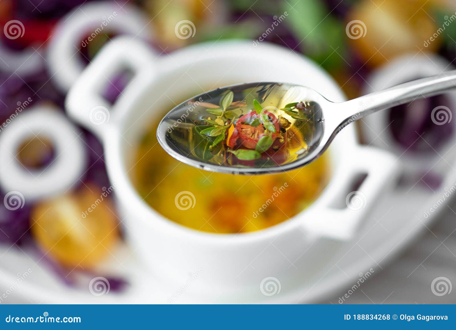 Spicy Salad Dressing with Chili Pepper Stock Photo Image of spice