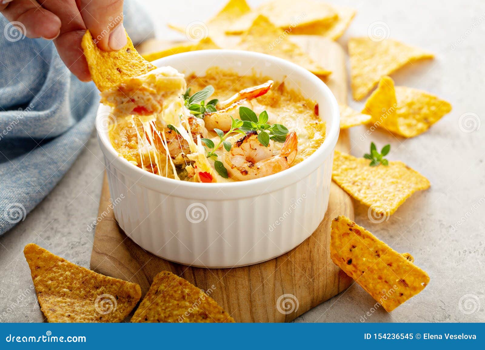 Spicy Seafood Dip in a Ramekin Stock Image Image of herb, fresh