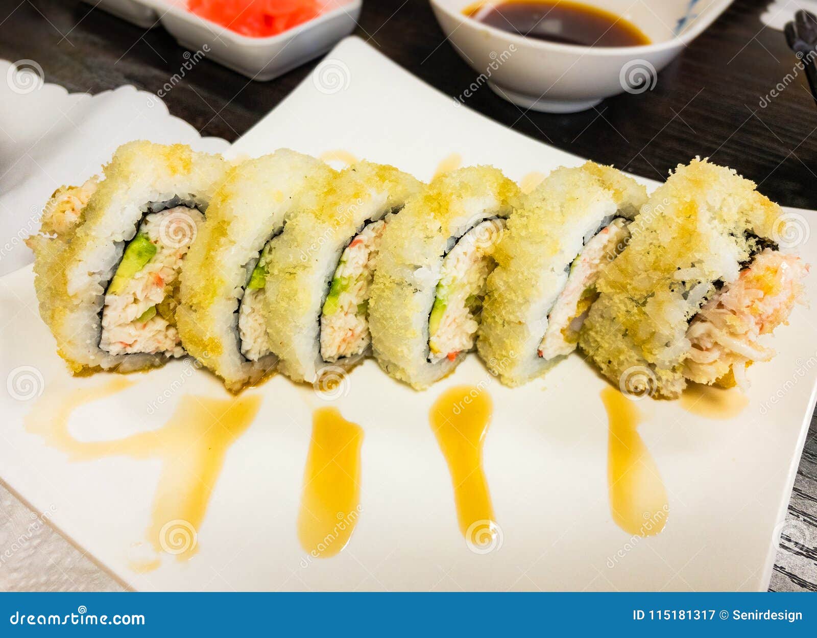 nutrition facts for shrimp tempura roll sushi 1piece