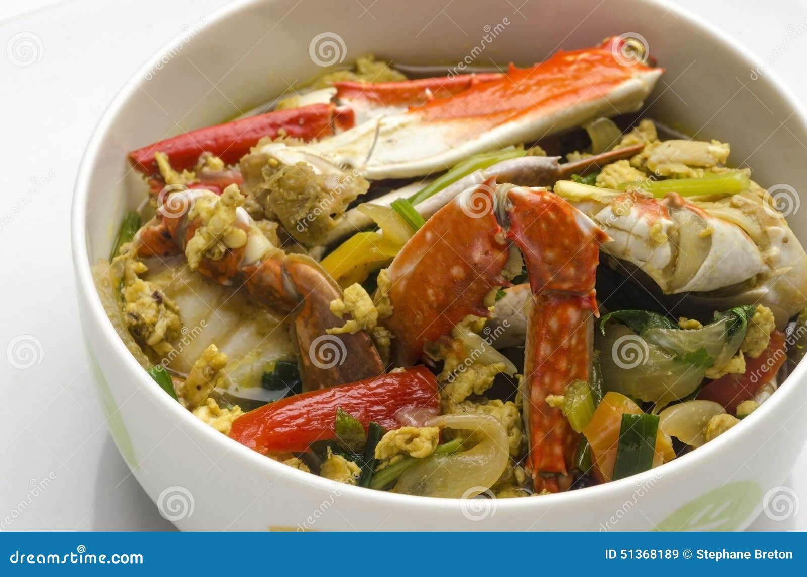Spicy Thai Crab Soup stock image. Image of asia, tomyum 51368189