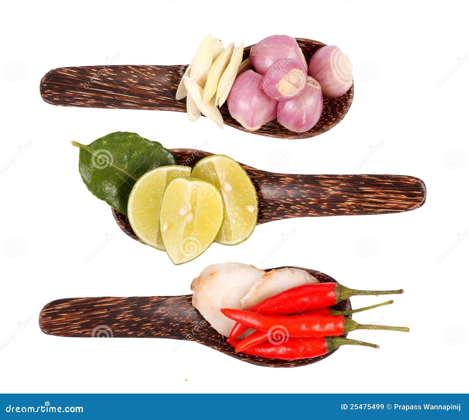 Spicy Thai Food Ingredients Stock Image Image of spice, herb 25475499