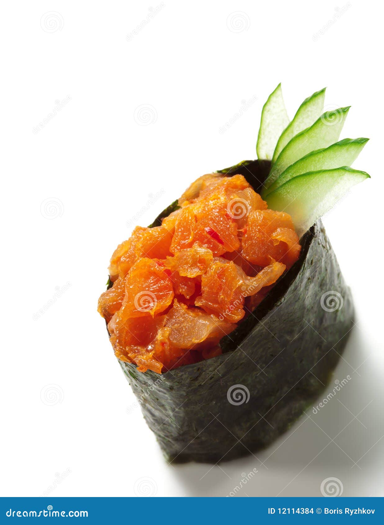 Spicy Tuna Gunkan stock photo. Image of lunch, asia, japanese 12114384