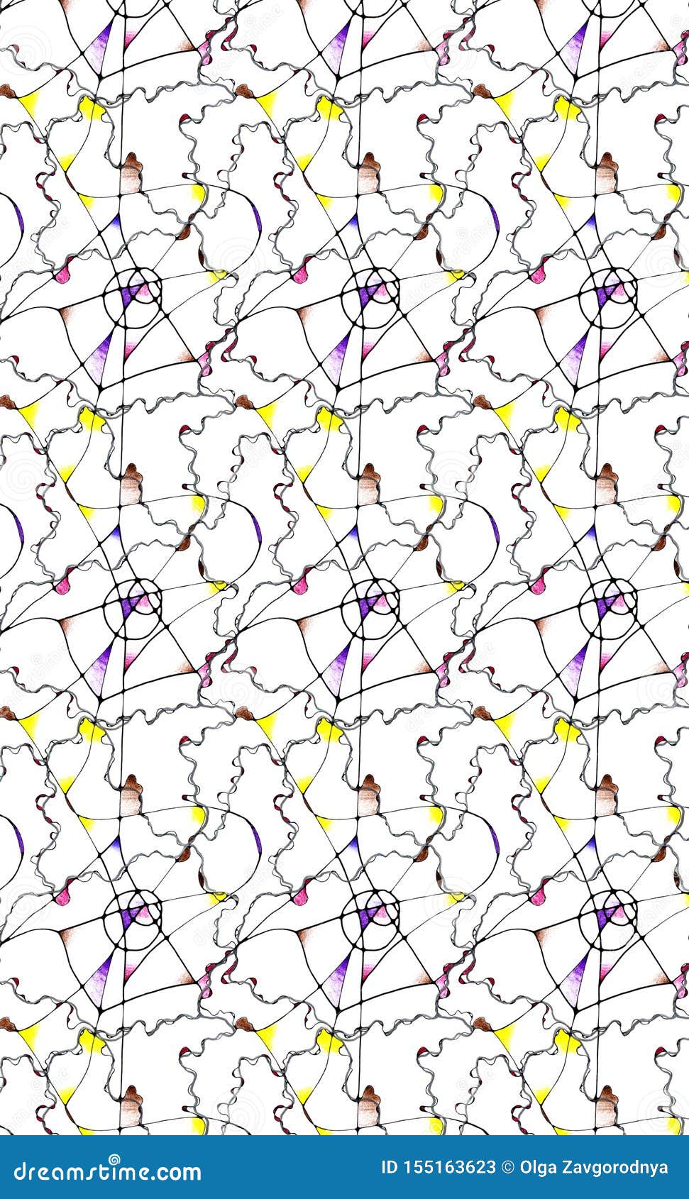 spider air seamless pattern