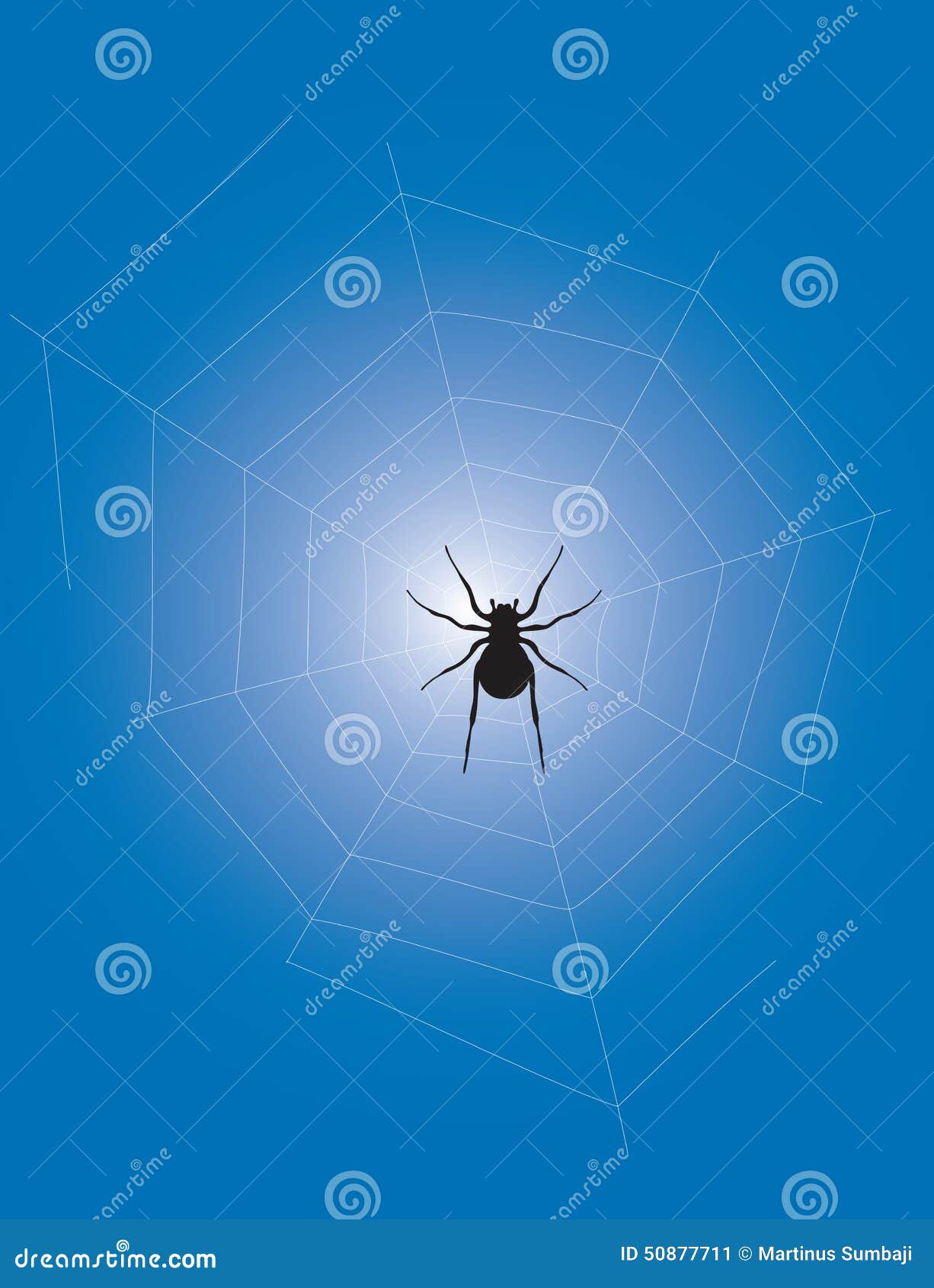 Spider icon stock vector. Illustration of isolated, retro - 50877711
