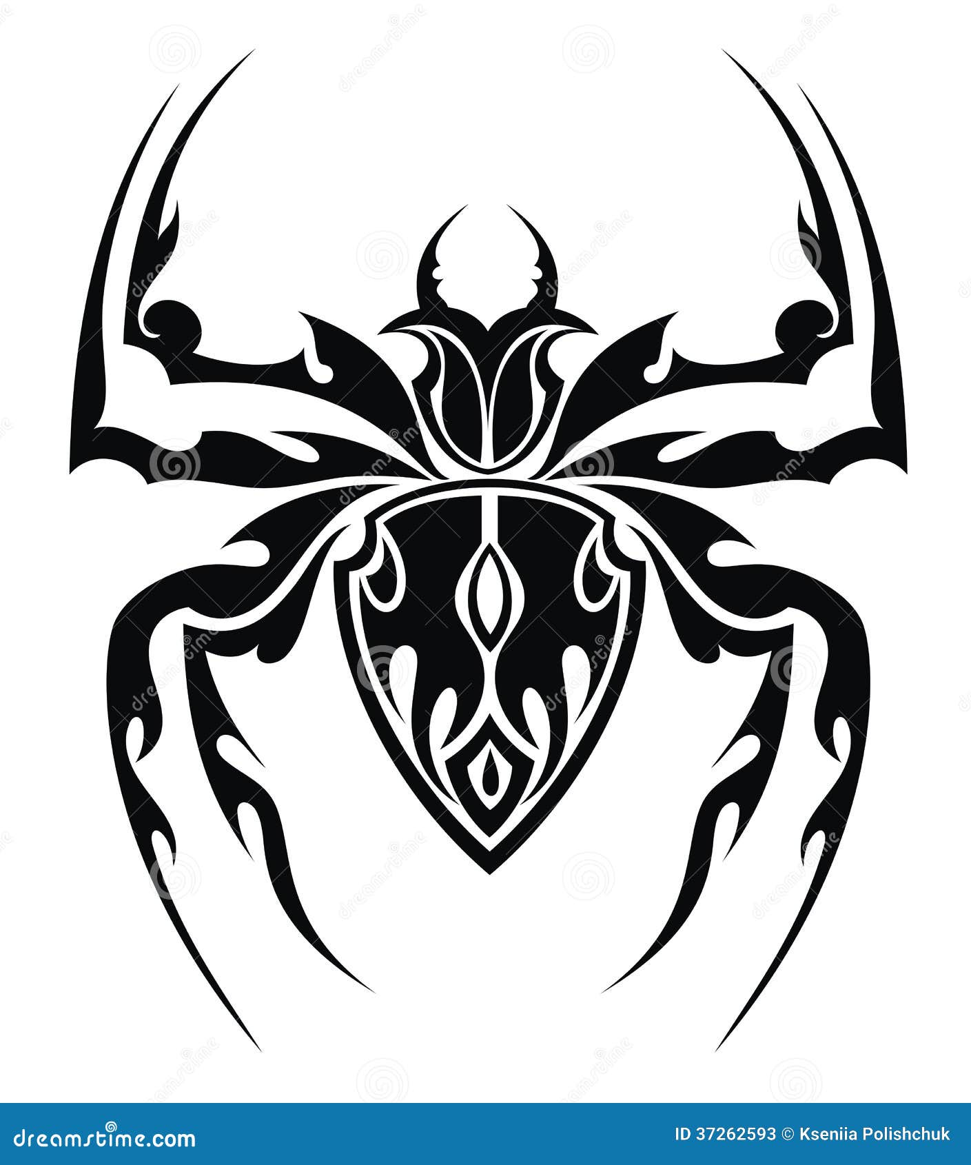 tattoo tribal spider