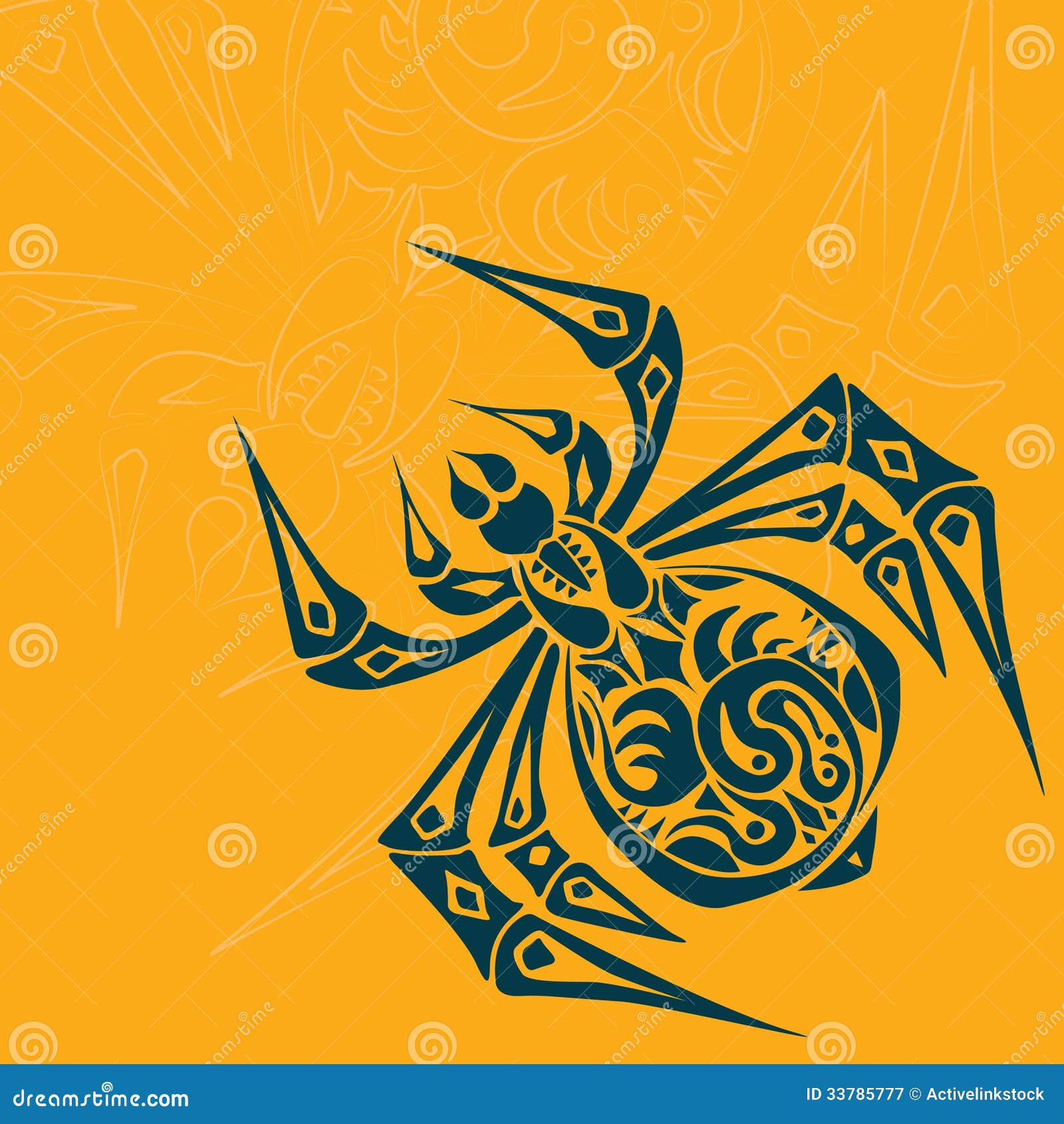 tribal spider wallpaper