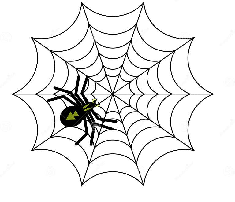 Spider vector stock vector. Illustration of form, pattern - 8449498